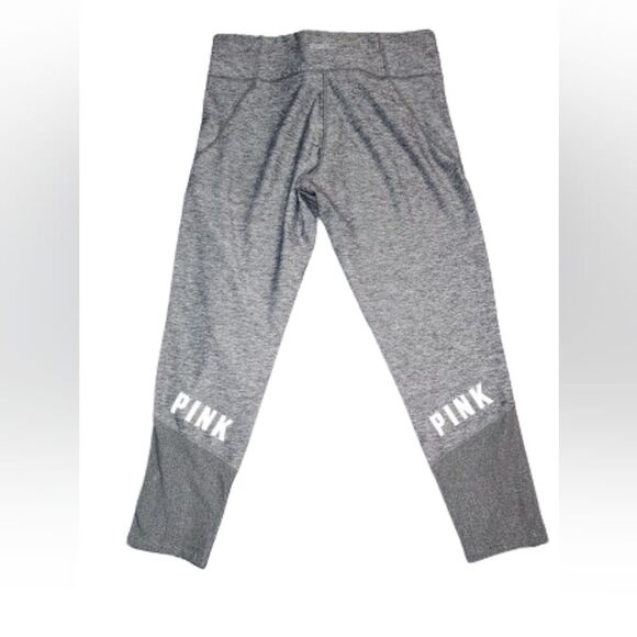 Pink Victoria's Secret  Pink Ultimate Moto Ankle Legging Gray yoga Size Medium - Picture 4 of 6